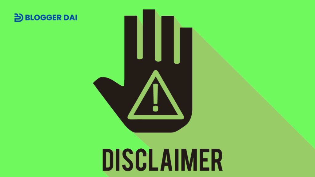 Disclaimer page generator tool