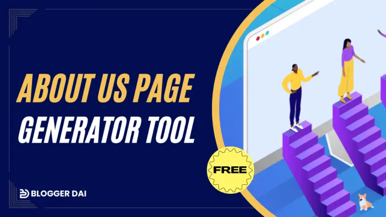 Free About us Page Generator Tool [2023]