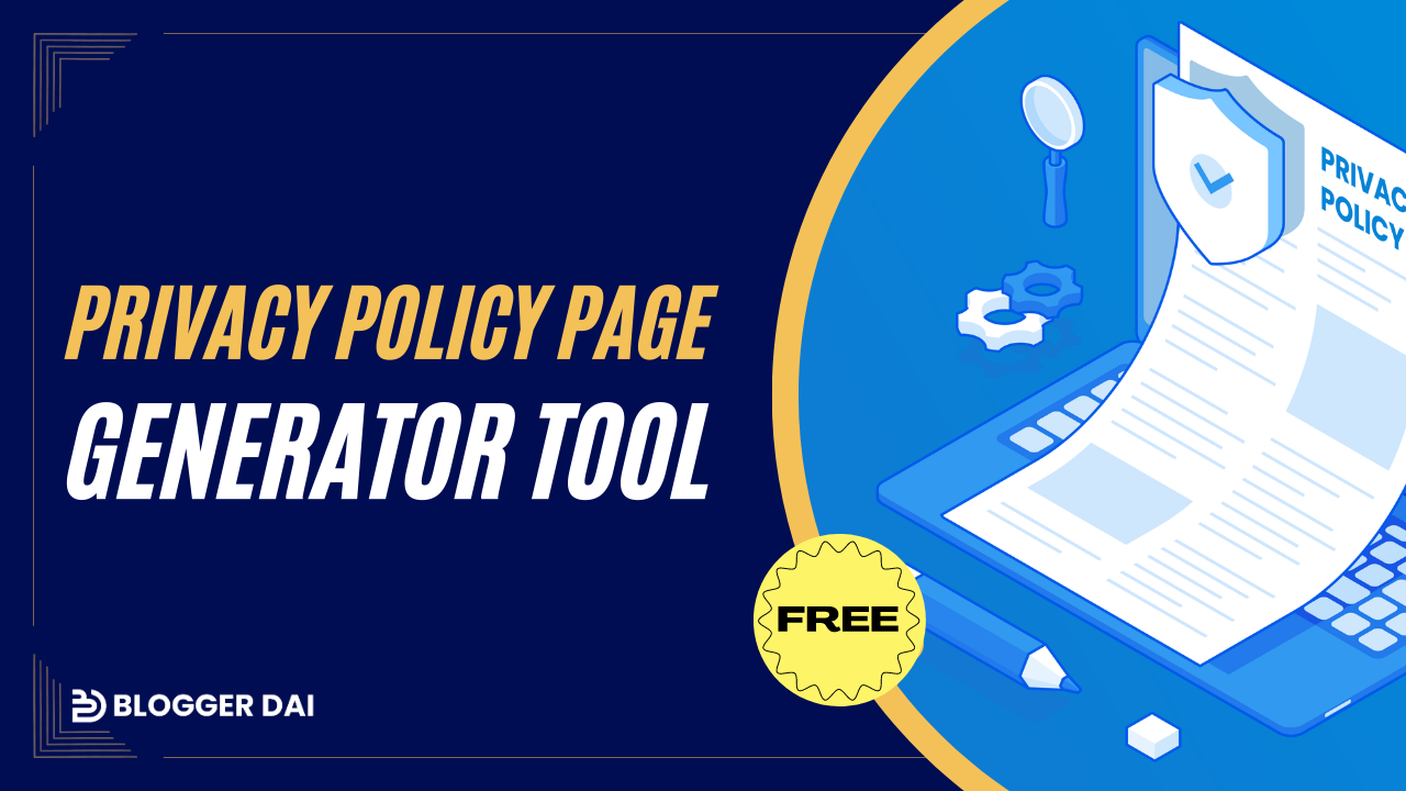 Free Privacy Policy Page Generator Tool [2023]